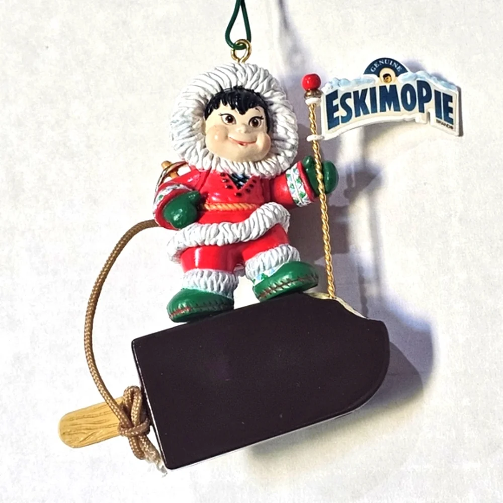 Carlton Cards Christmas Ornament Heirloom Collection Eskimo Explorer Eskimo Pie